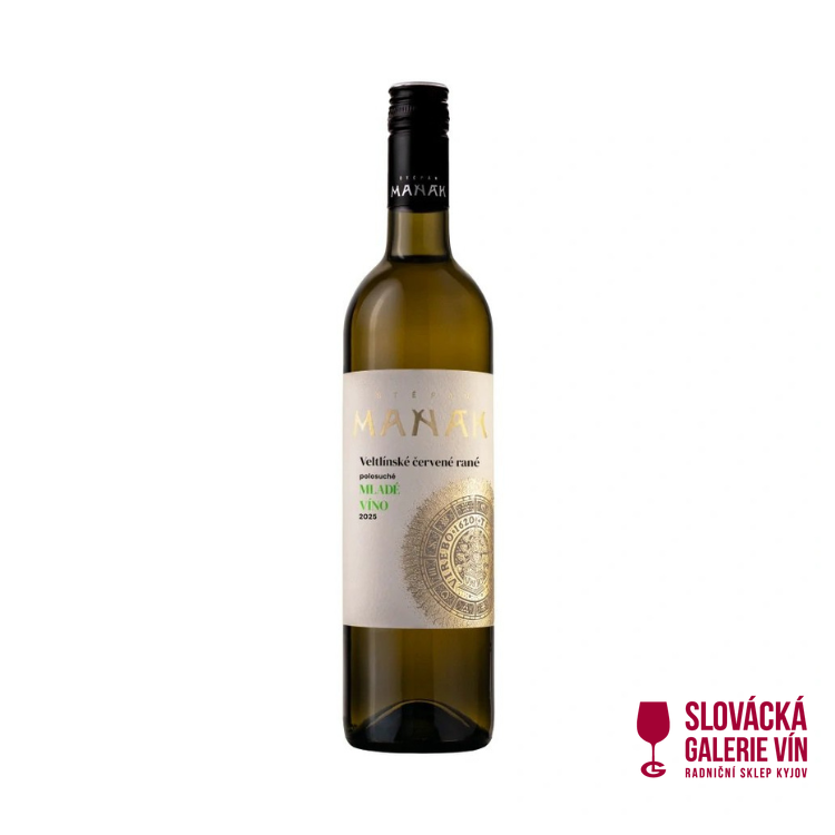 Mladé víno od Vinařství Maňák - Odrůda: Veltlínské červené rané